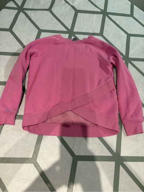 Joe Fresh Other - 3/15$ Joe Fresh Mauve-Pink Overlap Hem Girls Sweatshirt